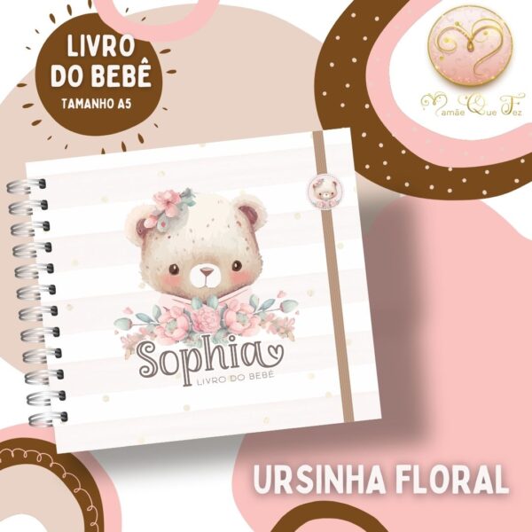 Kit Completo Ursinha Floral